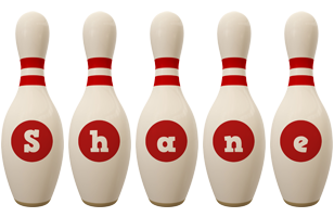 Shane bowling-pin logo
