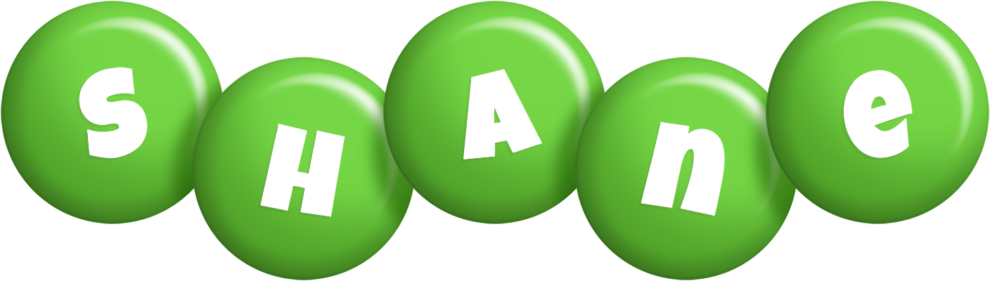 Shane candy-green logo
