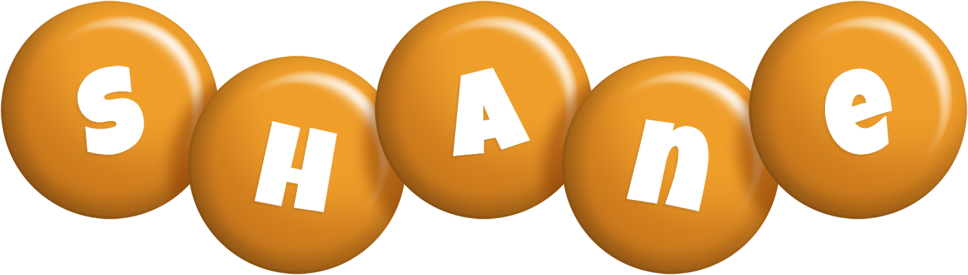 Shane candy-orange logo