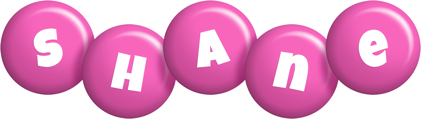 Shane candy-pink logo