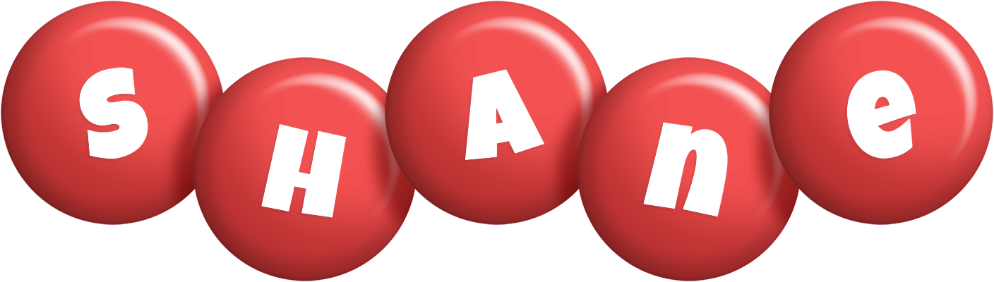 Shane candy-red logo