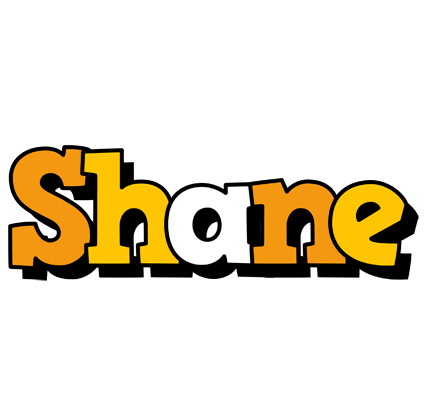Shane cartoon logo