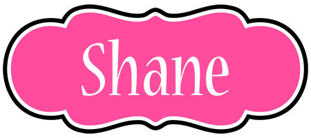 Shane invitation logo