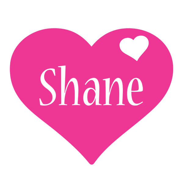 Shane love-heart logo
