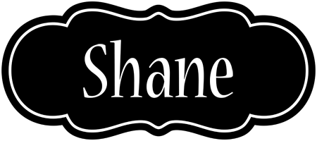 Shane welcome logo