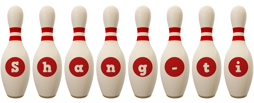 Shang-ti bowling-pin logo