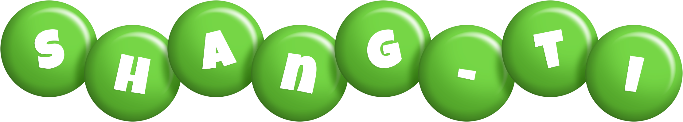 Shang-ti candy-green logo