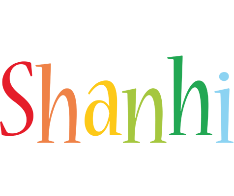 Shanhi birthday logo