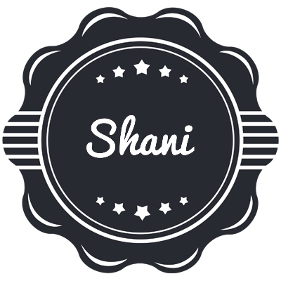Shani badge logo