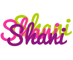 Shani flowers logo