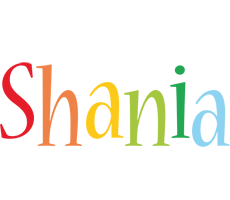 Shania birthday logo