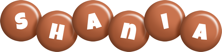 Shania candy-brown logo