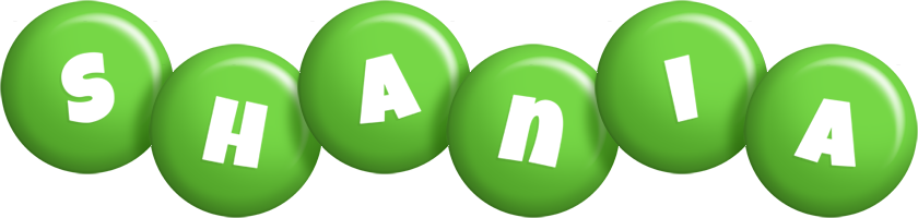 Shania candy-green logo