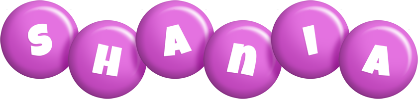 Shania candy-purple logo