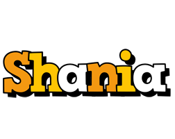 Shania cartoon logo