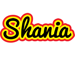 Shania flaming logo