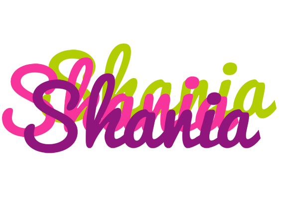 Shania flowers logo