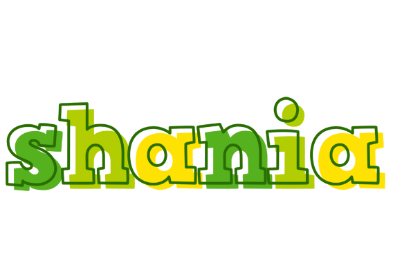 Shania juice logo
