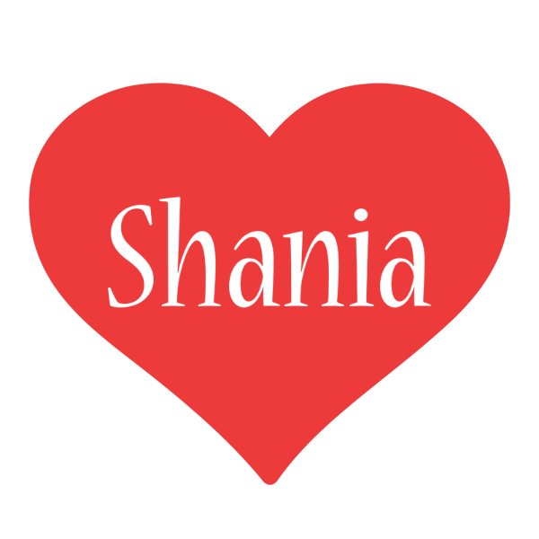 Shania love logo