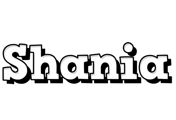 Shania snowing logo