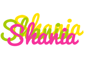 Shania sweets logo