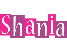 Shania whine logo