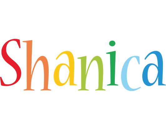 Shanica birthday logo
