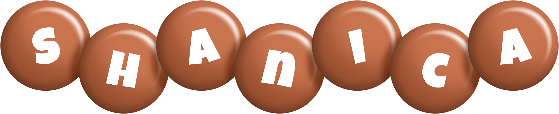 Shanica candy-brown logo