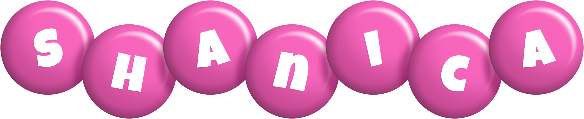 Shanica candy-pink logo