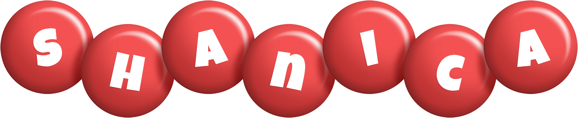 Shanica candy-red logo