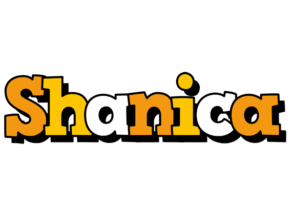 Shanica cartoon logo