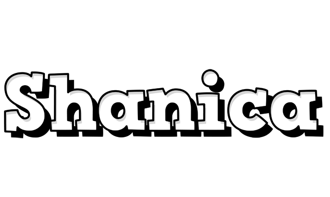 Shanica snowing logo