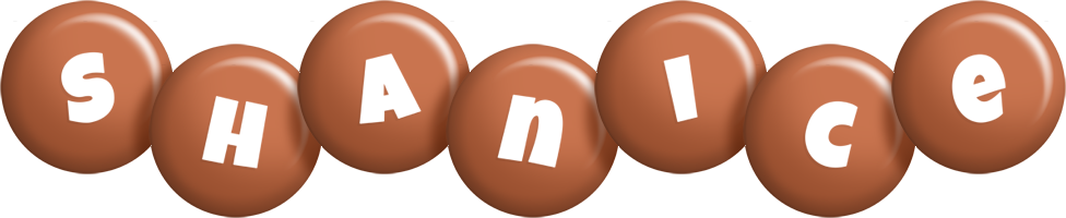 Shanice candy-brown logo