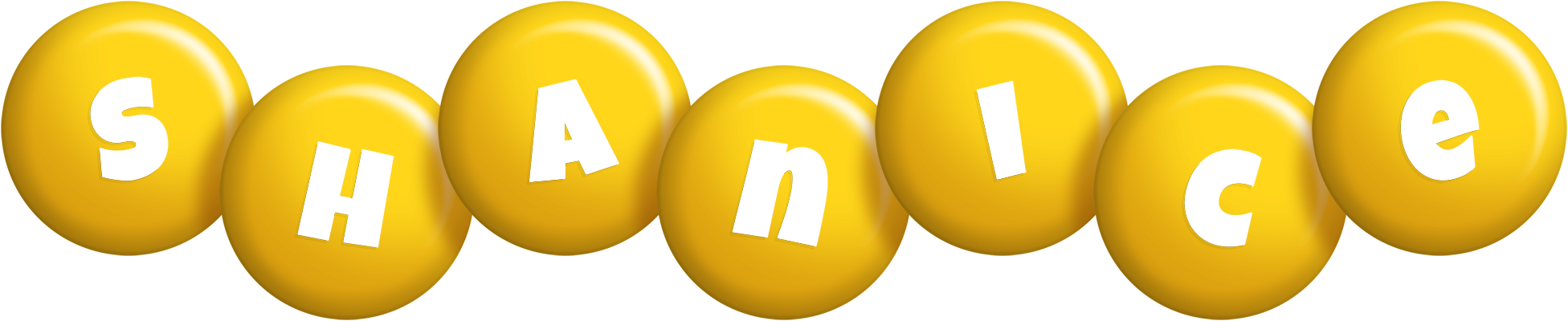 Shanice candy-yellow logo