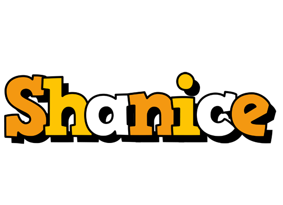 Shanice cartoon logo