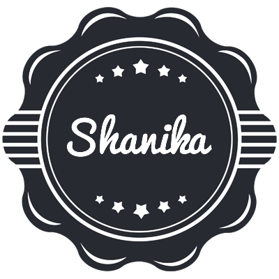 Shanika badge logo