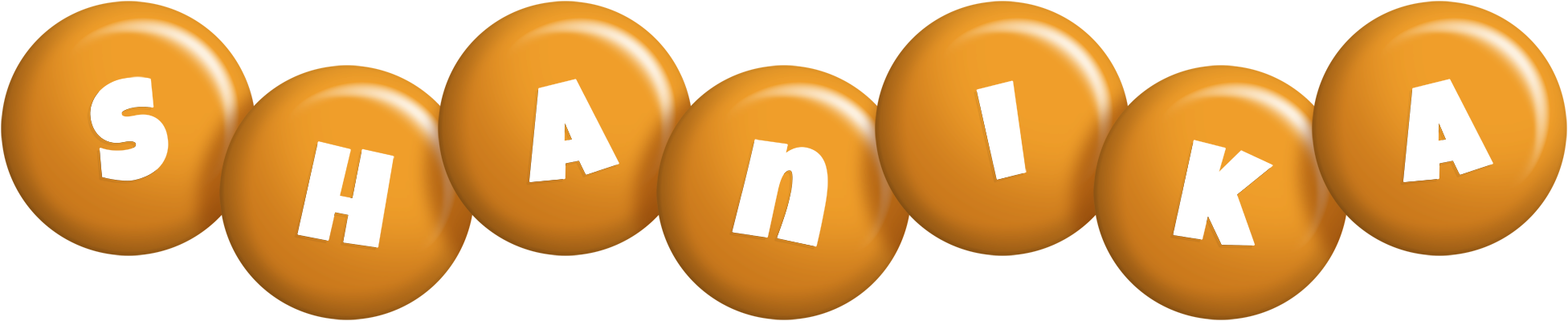 Shanika candy-orange logo