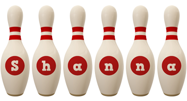 Shanna bowling-pin logo