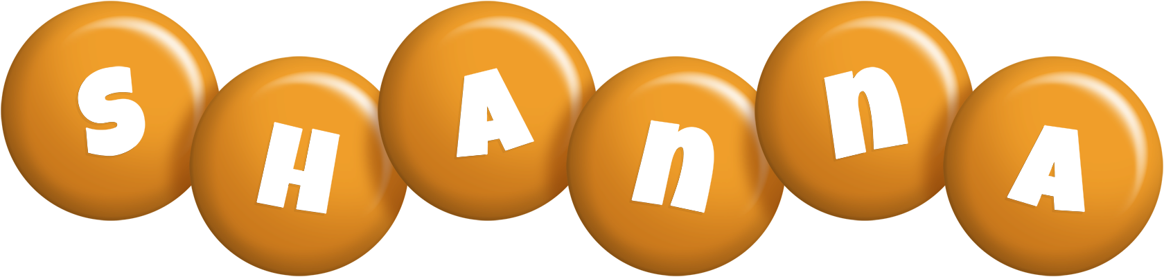 Shanna candy-orange logo