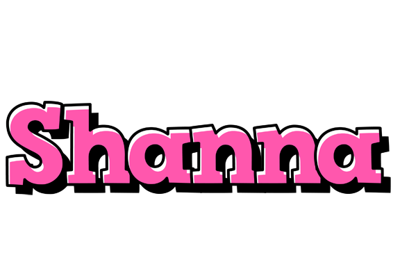 Shanna girlish logo