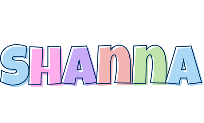 Shanna pastel logo