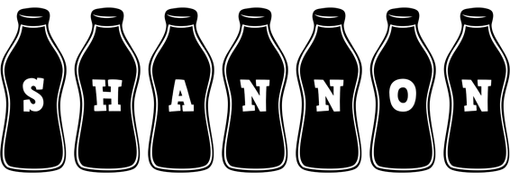 Shannon bottle logo
