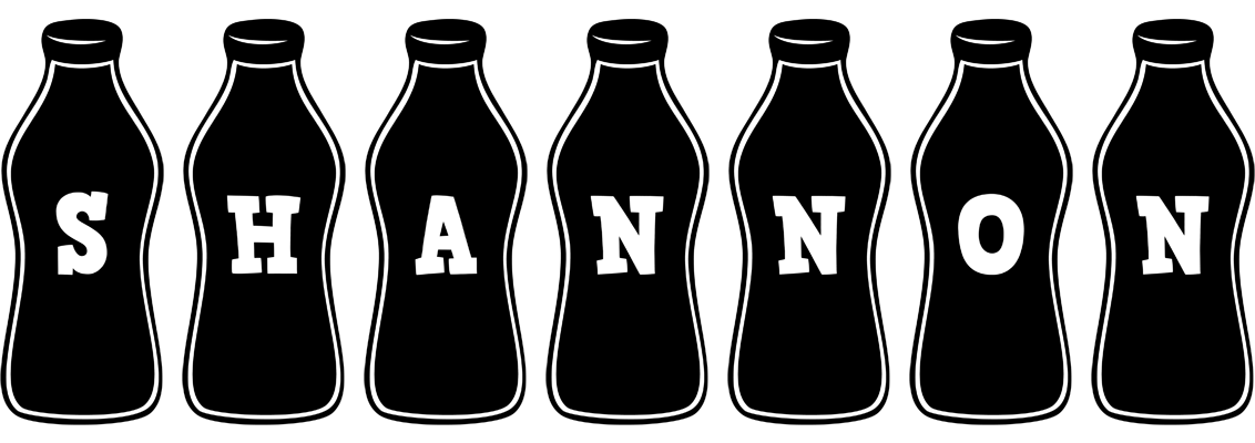 Shannon bottle logo