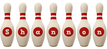 Shannon bowling-pin logo