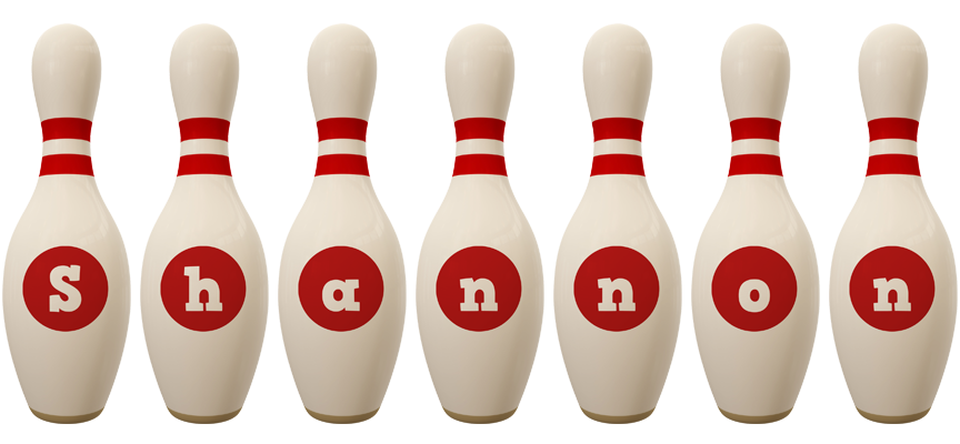 Shannon bowling-pin logo