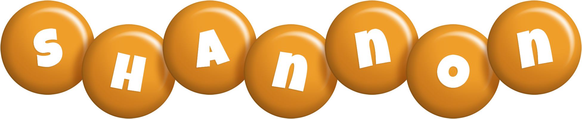 Shannon candy-orange logo