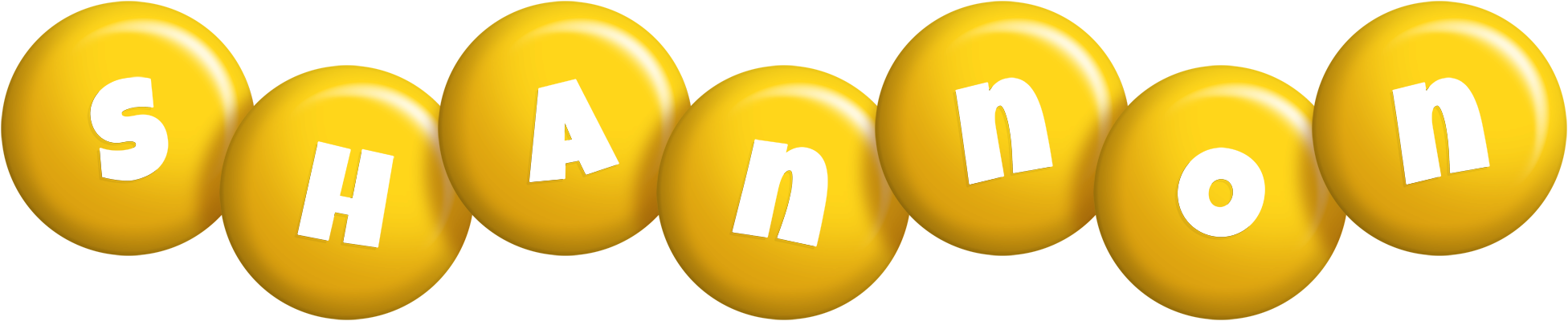 Shannon candy-yellow logo