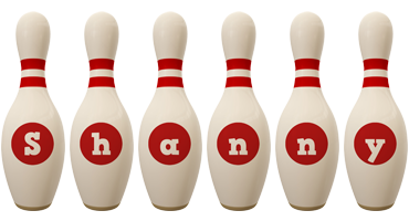 Shanny bowling-pin logo