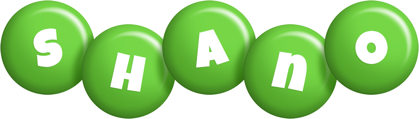 Shano candy-green logo