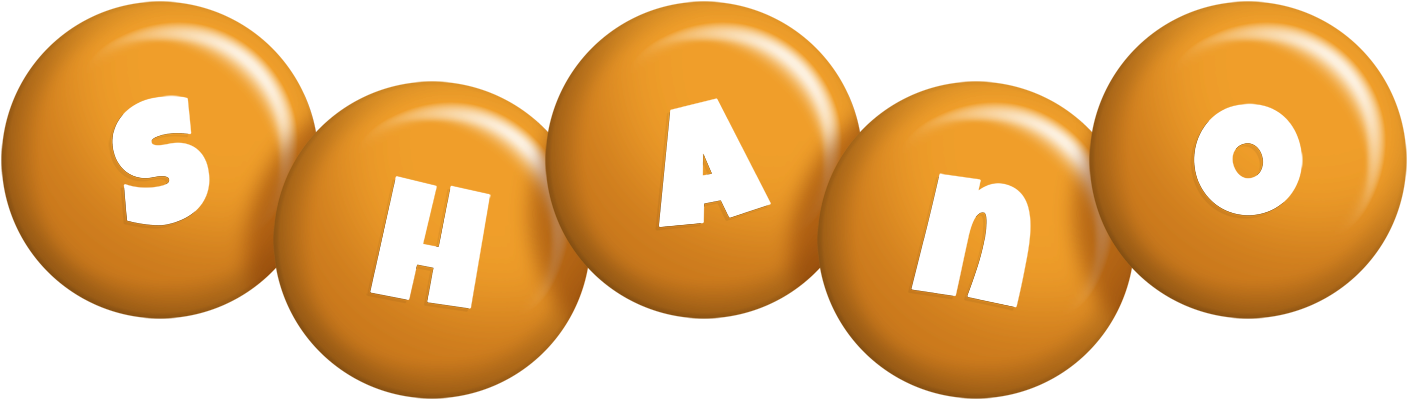 Shano candy-orange logo